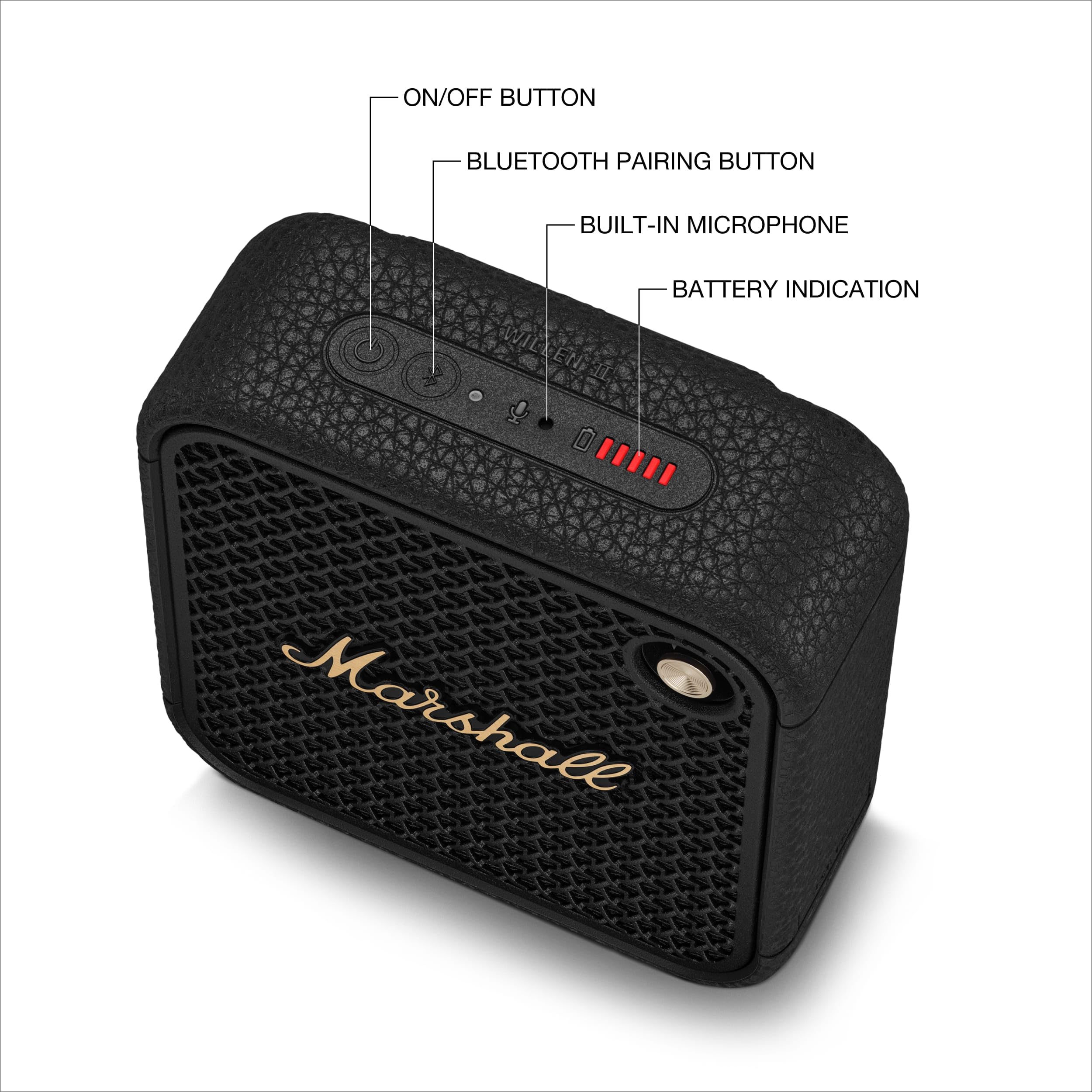 Foto 4 pulgar | Altavoz Bluetooth Marshall Willen Ii Con Más De 17 Horas De Reproducción - Venta Internacional.