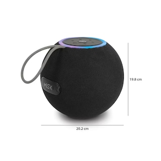 Foto 4 | Bocina Misik Ms243 16 w con Luz Led Integrada