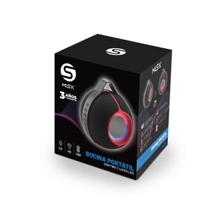 Foto 5 | Ms259 Bocina Bluetooth Portátil | Sonido Tws + Luz Led Dinámica + Entrada Usb