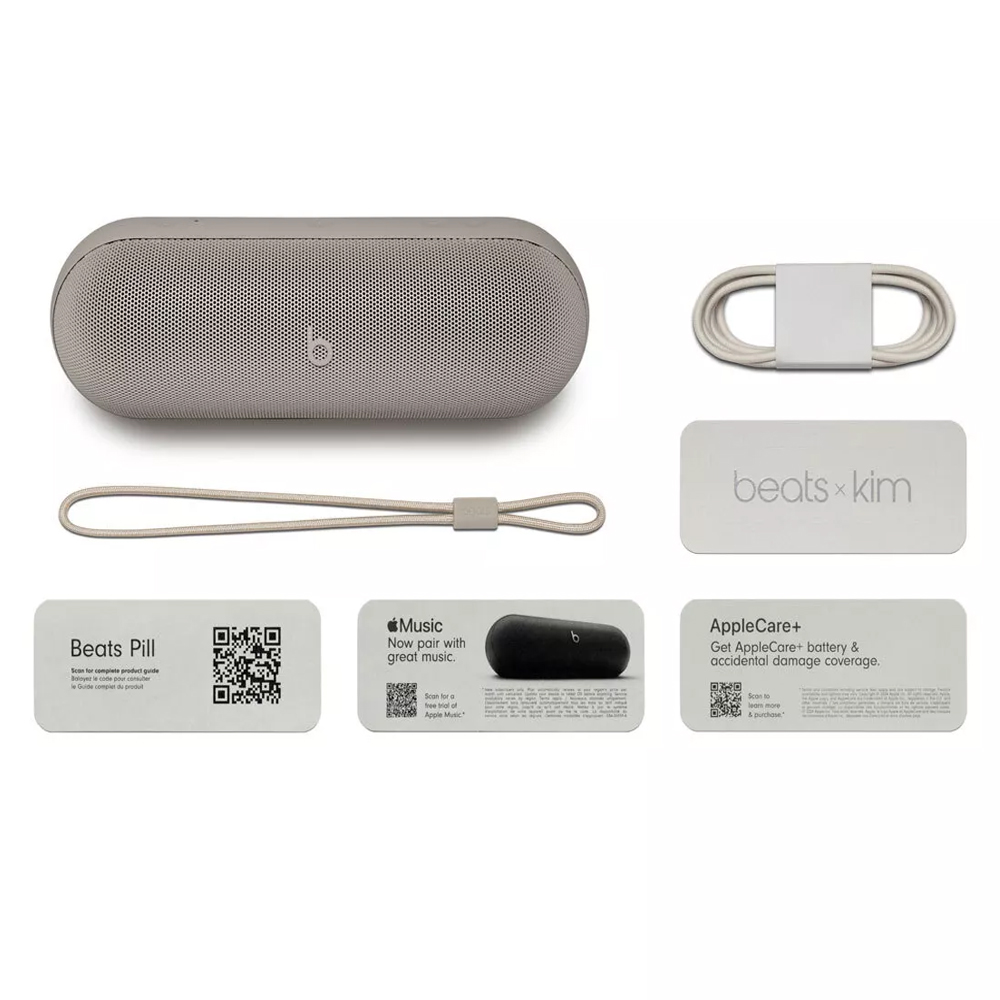 Foto 5 pulgar | Bocina Bluetooth Beats Pill X Kim Kardashian Gris Claro