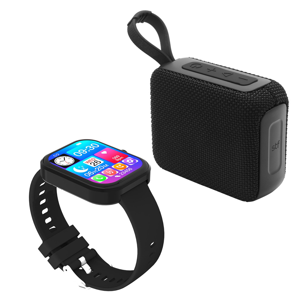 Foto 4 pulgar | Smartwatch + Bocina Portatil Kronos Speaker Pack