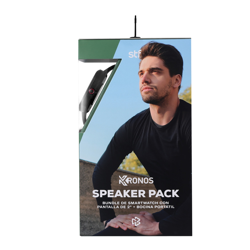 Foto 6 pulgar | Smartwatch + Bocina Portatil Kronos Speaker Pack