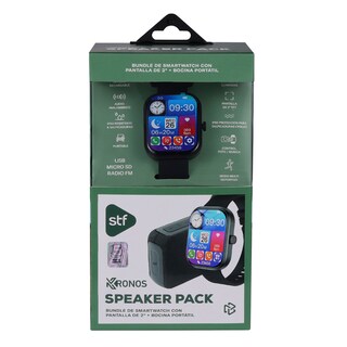 Foto 6 | Smartwatch + Bocina Portatil Kronos Speaker Pack