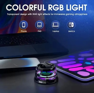 Foto 3 | 2 Bocinas Portátil Magnética Bluetooth Mini Luz Rgb