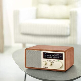 Foto 5 | Radio Sangean Wr-16 Am/fm - Armario De Madera Con Bluetooth, Color Marrón - Venta Internacional.