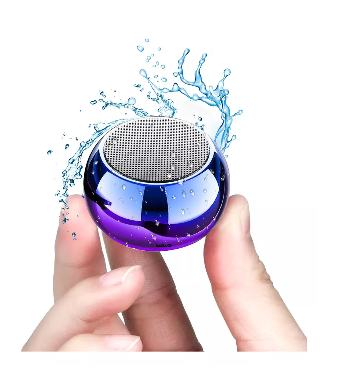 Foto 6 pulgar | Mini Altavoz Portátil Inalámbrico Bajo Tws Bluetooth Altavoz Azul