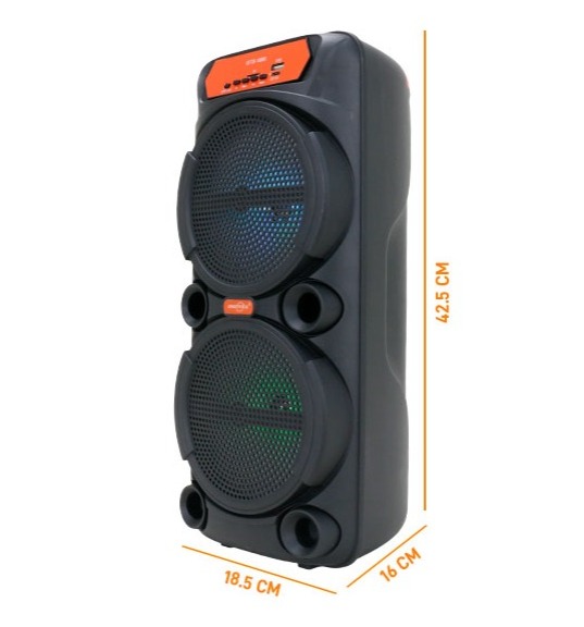 Foto 3 pulgar | Bocina Bluetooth Y Luz Led Con Micrófono Inalámbrico De 6*2 Pulgadas
