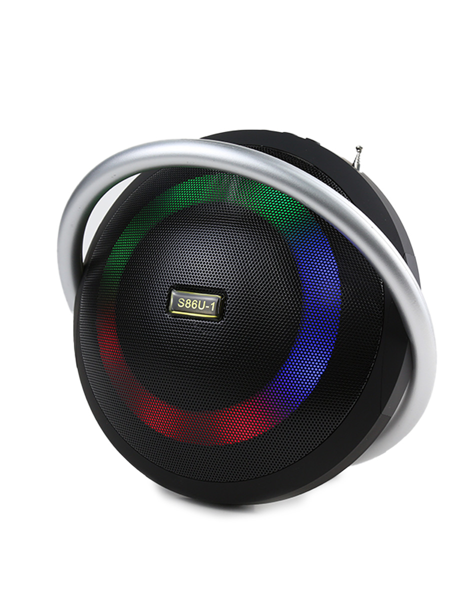 Foto 3 pulgar | Audio - Bocina Bluetooth Solar Portátil Con Luz Led Bocina Bluetooth Solar Portátil Con Luz Led – Ideal Para