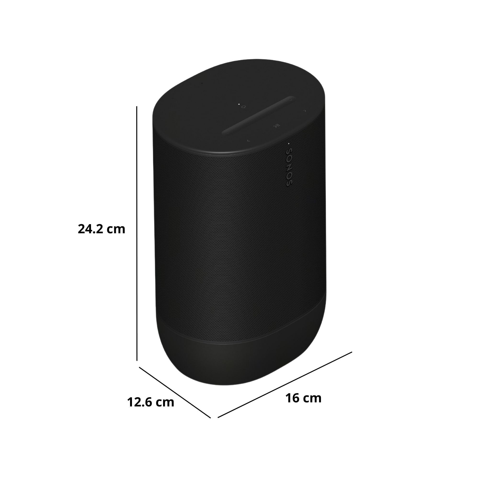 Foto 4 pulgar | Altavoz Bluetooth Portátil Inalámbrico Sonos Move 2 Negro - Venta Internacional.