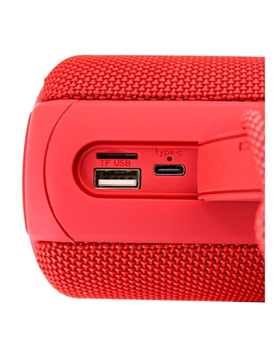 Foto 6 pulgar | Moreka Bocina Bluetooth Roja+ Gratis Termo Güish De Regalo