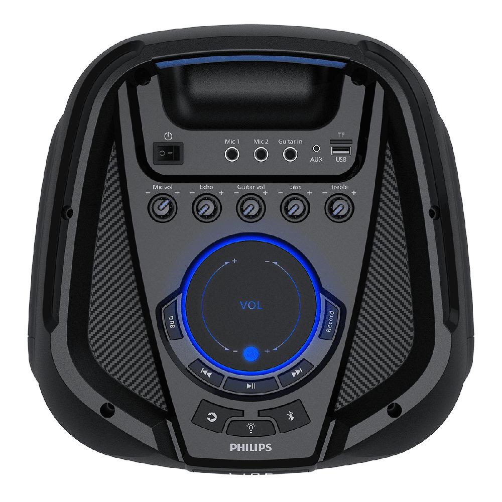 Foto 6 pulgar | Bocina Philips Party Speaker Bluetooth Con Efectos De Luz Para Fiesta Y Entradas De Micrófono
