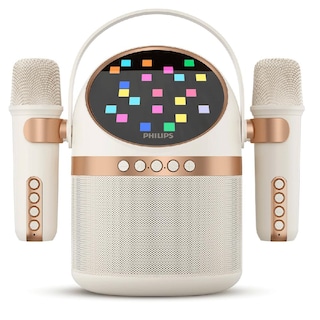 Foto 1 | Bocina Philips Wireless Portátil Speaker Bluetooth Con 2 Micrófonos Para Karaoke Y 6 Efectos Vocales