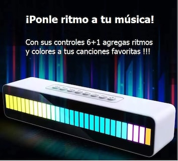 Foto 2 | Bocina Barra De Sonido Bt Conluz Rgb Blanco