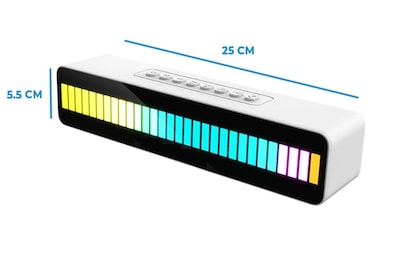 Foto 5 | Bocina Barra De Sonido Bt Conluz Rgb Blanco