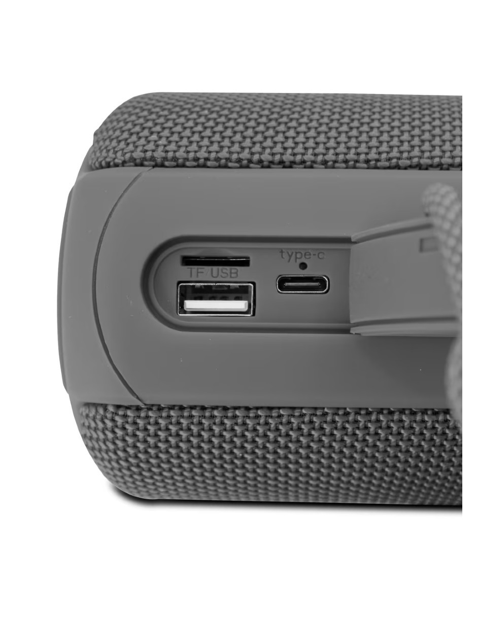 Foto 6 pulgar | Moreka Bocina Bluetooth Gris + Gratis Termo Güish De Regalo