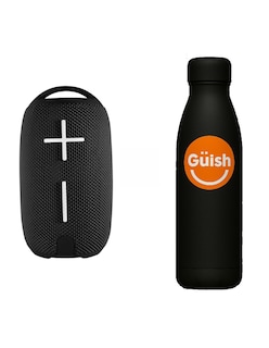 Foto 1 | Bocina Portatil A Prueba De Agua + Gratis Termo Güish De Regalo