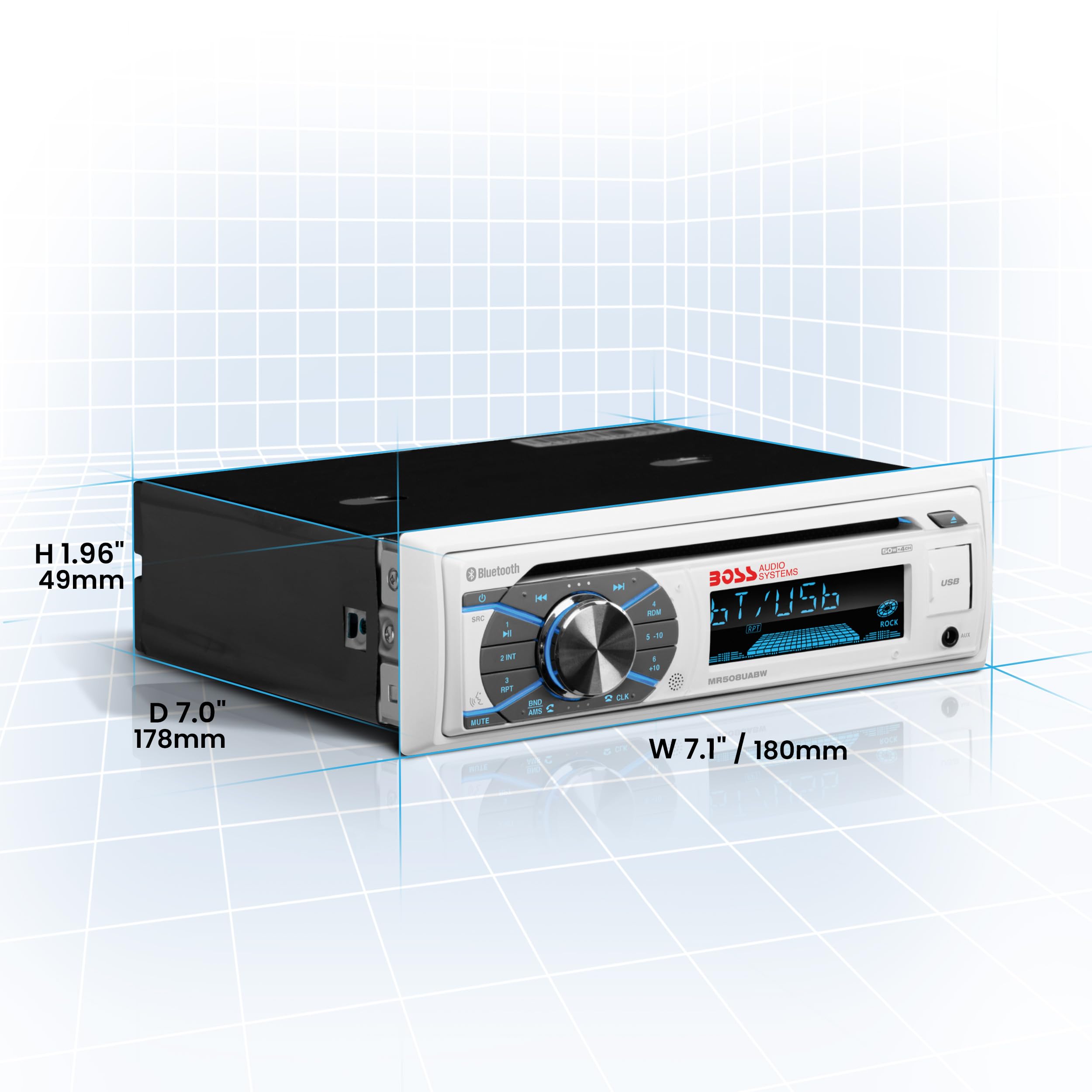 Foto 5 pulgar | Sistemas De Audio Estéreo Boss Para Barcos Marinos Mr508uabw Bluetooth - Venta Internacional.