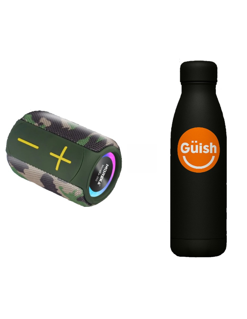 Foto 1 | Moreka Bocina Bluetooth Camuflaje + Gratis Termo Güish De Regalo