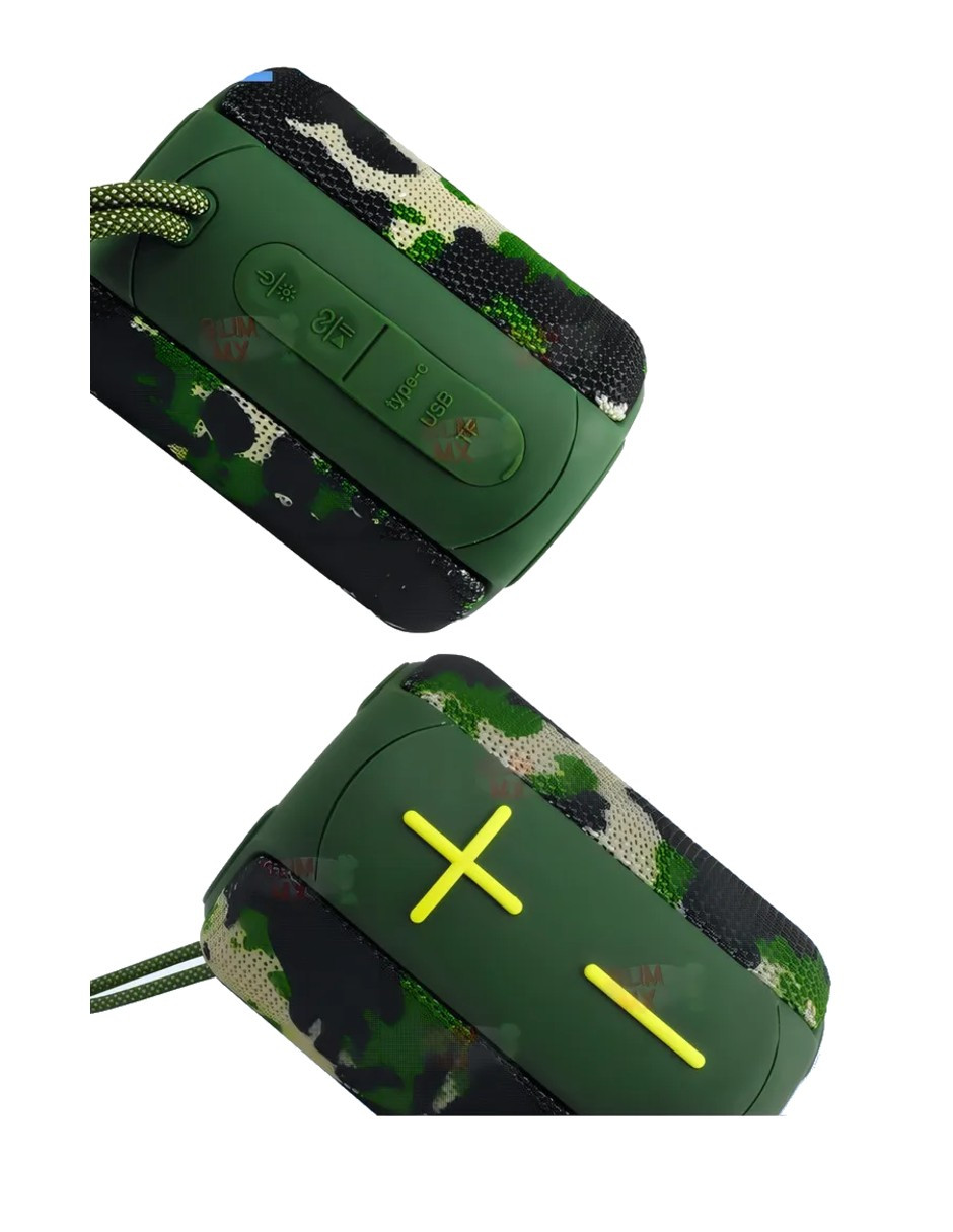 Foto 4 pulgar | Moreka Bocina Bluetooth Camuflaje + Gratis Termo Güish De Regalo