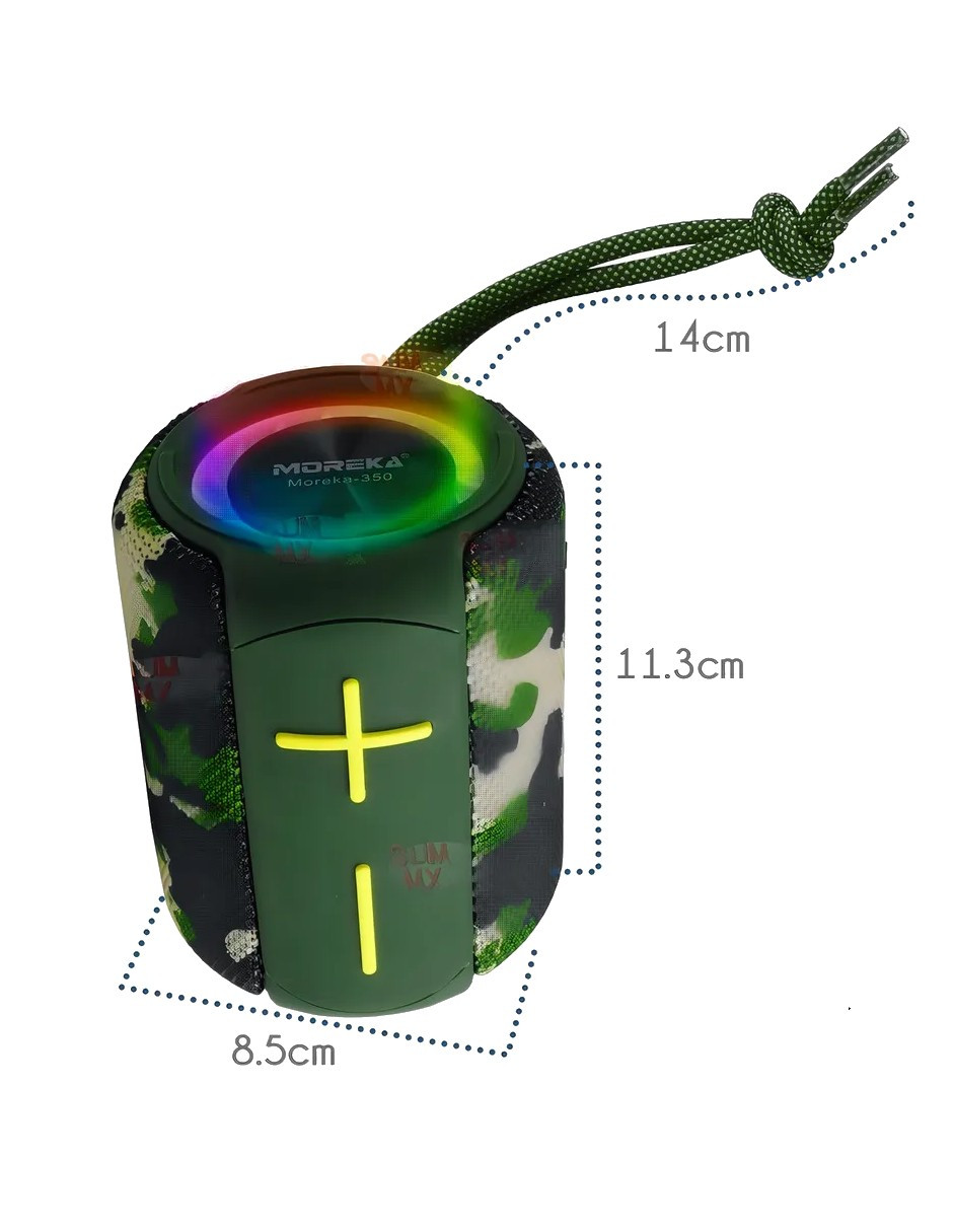 Foto 4 | Moreka Bocina Bluetooth Camuflaje + Gratis Termo Güish De Regalo