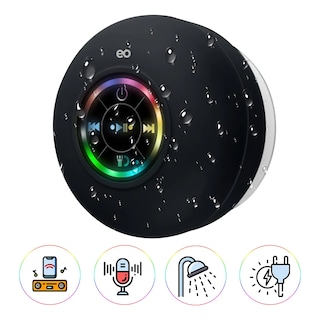 Foto 3 | Bocina Bluetooth Contra Agua, Baño, Regadera, Recargable Y Segura Eo Safe Imports Esi-19106 Negro