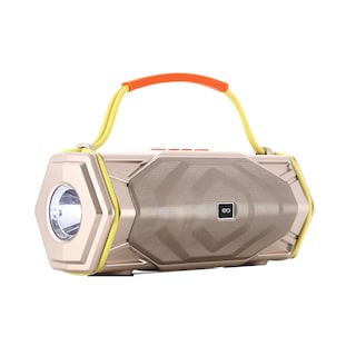 Foto 1 | Bocina Solar, Lámpara15w, Bluetooth, Fm Radio, Altavoz Eo Safe Imports Esi-19109 Dorado