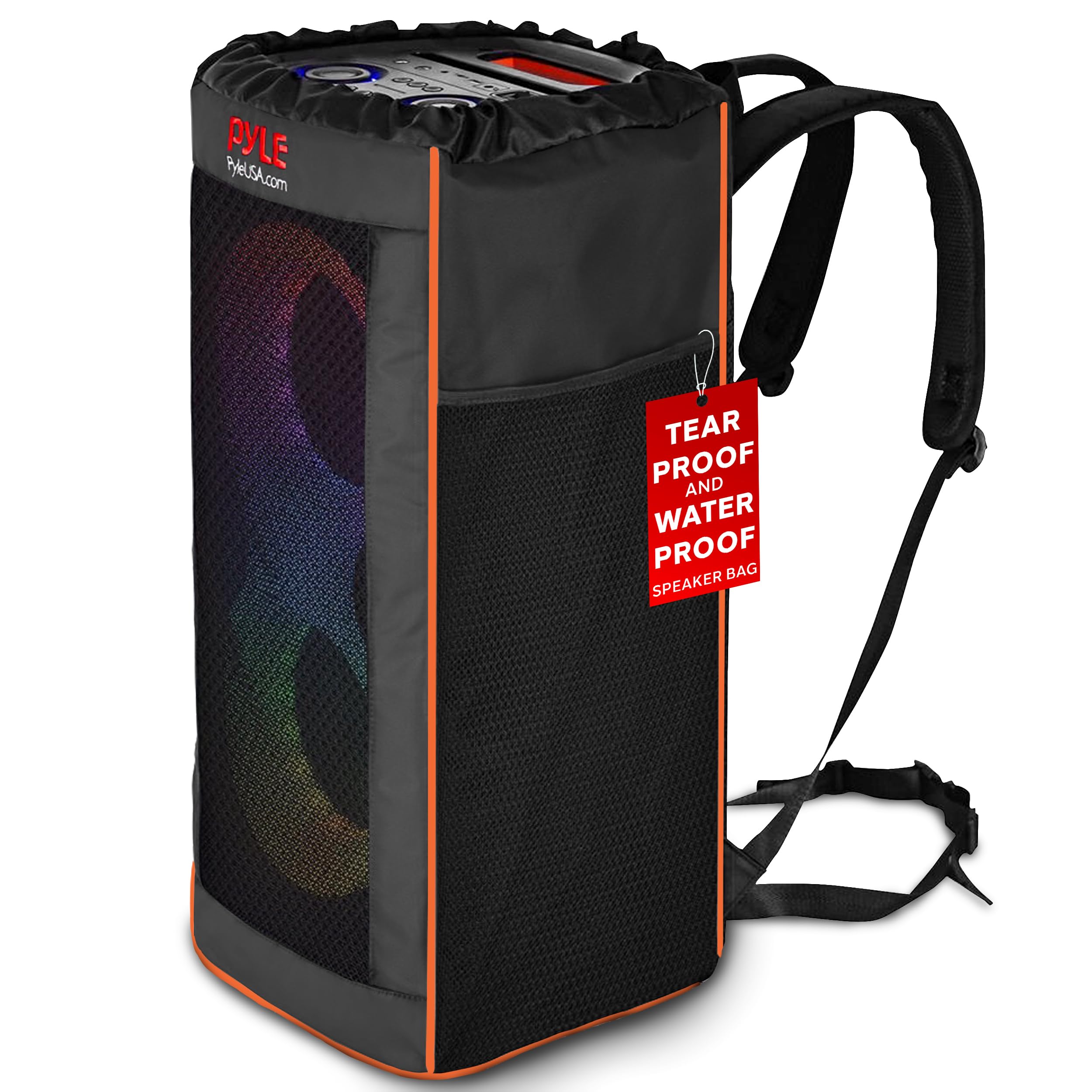 Foto 2 pulgar | Bolsa De Altavoz Pyle Portátil Impermeable Con Correas Ajustables - Venta Internacional.