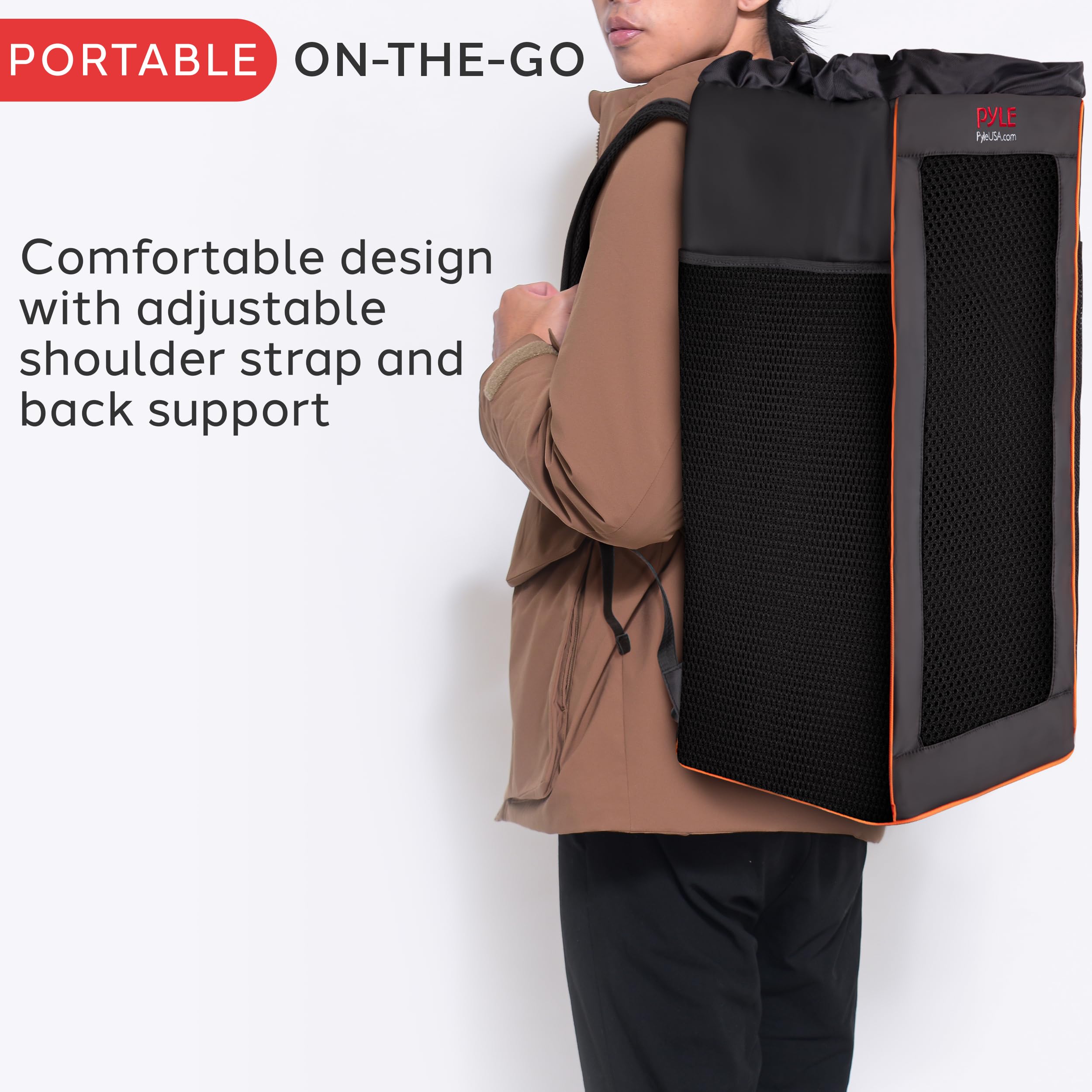 Foto 4 pulgar | Bolsa De Altavoz Pyle Portátil Impermeable Con Correas Ajustables - Venta Internacional.