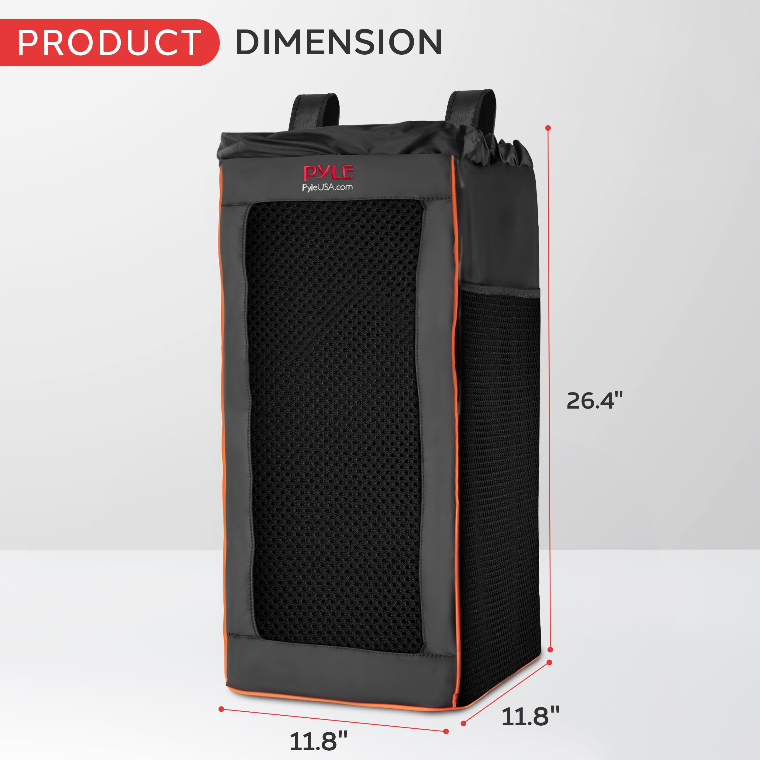 Foto 5 pulgar | Bolsa De Altavoz Pyle Portátil Impermeable Con Correas Ajustables - Venta Internacional.