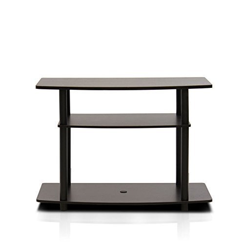 Foto 5 pulgar | Soporte Para Tv Furinno Turn-tube, Sin Herramientas, Elevado, 2 Niveles, Marrón/negro - Venta Internacional.