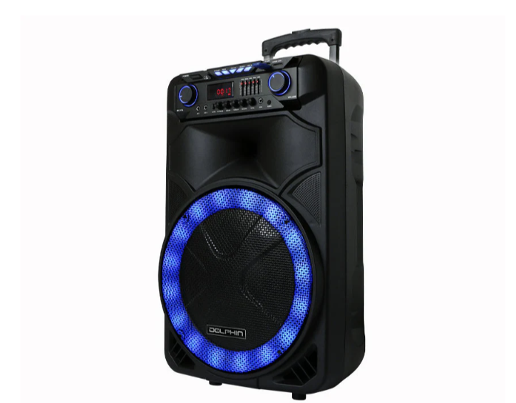 Foto 2 pulgar | Bafle Bluetooth Recargable Dolphin Sp-1500rbt 15'' con Luces Led