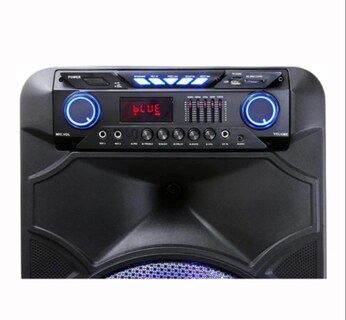 Foto 3 | Bafle Bluetooth Recargable Dolphin Sp-1500rbt 15'' con Luces Led