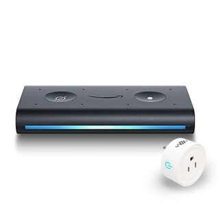 Foto 1 | Bocina Inteligente Amazon Alexa Smart Negro y Enchufe Inteligente