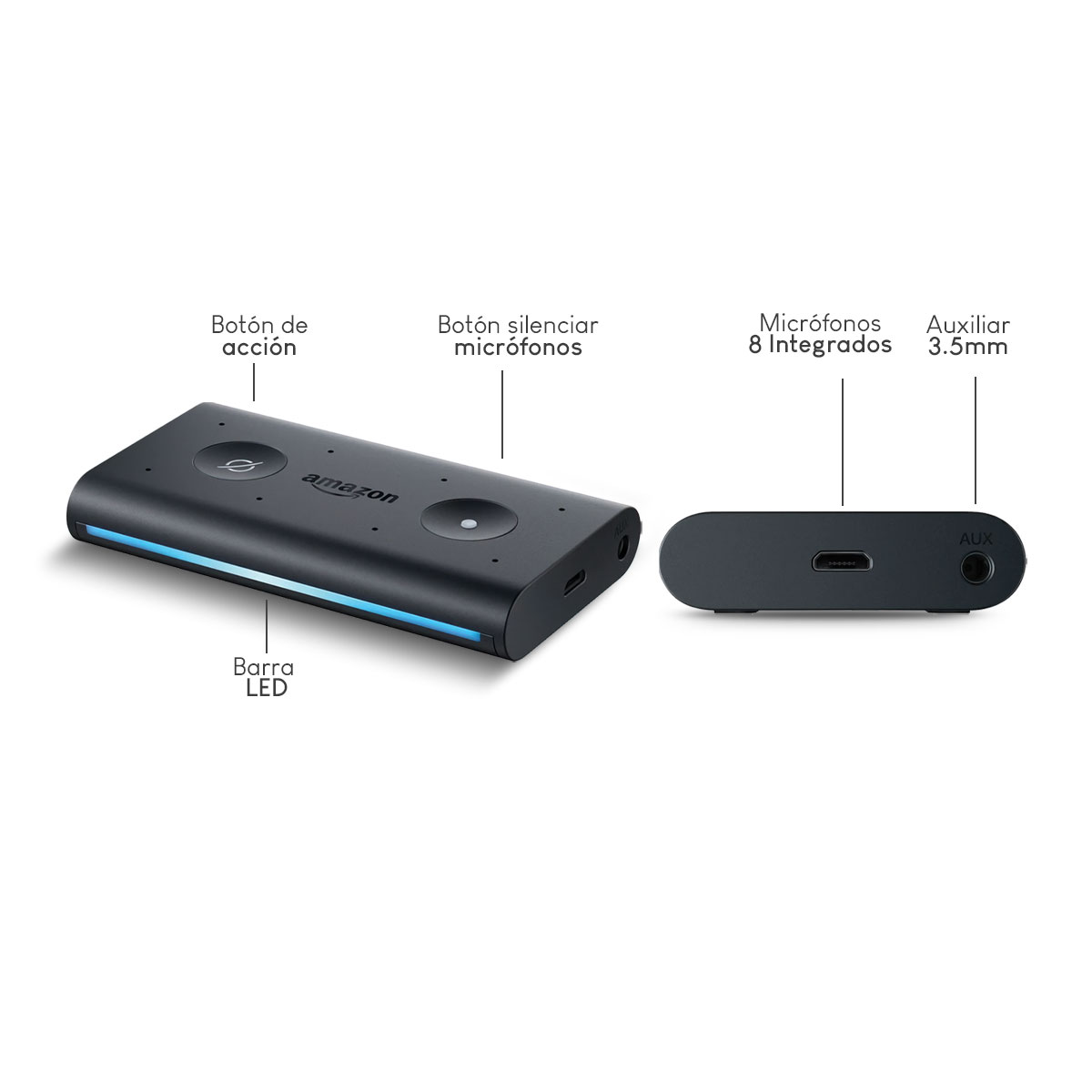 Foto 4 pulgar | Bocina Inteligente Amazon Alexa Smart Negro y Enchufe Inteligente