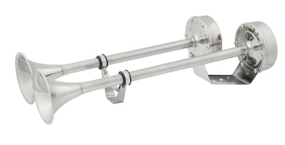 Foto 1 | Bocina Eléctrica Marinco 10018xl, 24 V, Doble Trompeta, Acero Inoxidable - Venta Internacional.