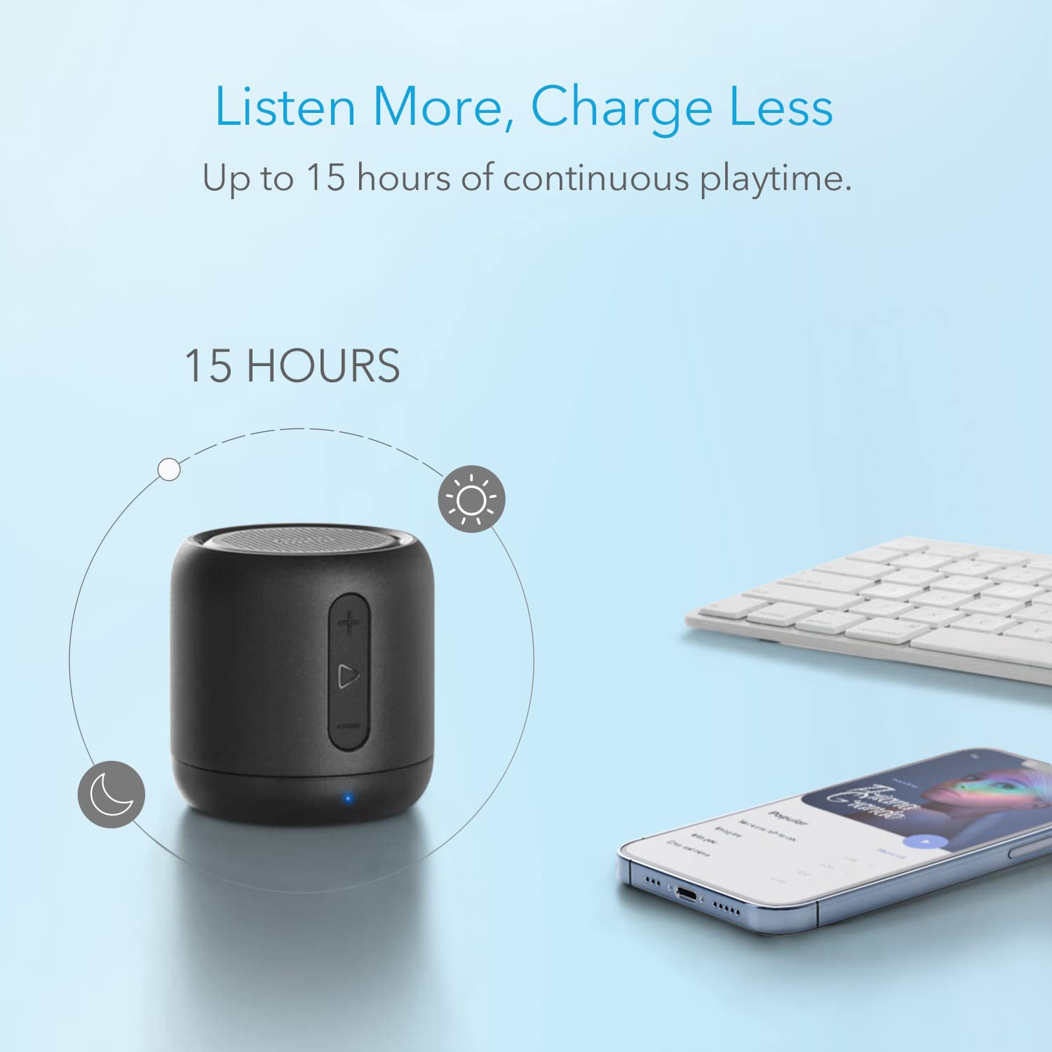 Foto 4 pulgar | Altavoz Bluetooth Anker Soundcore Mini Con 15 Horas De Reproducción - Venta Internacional.