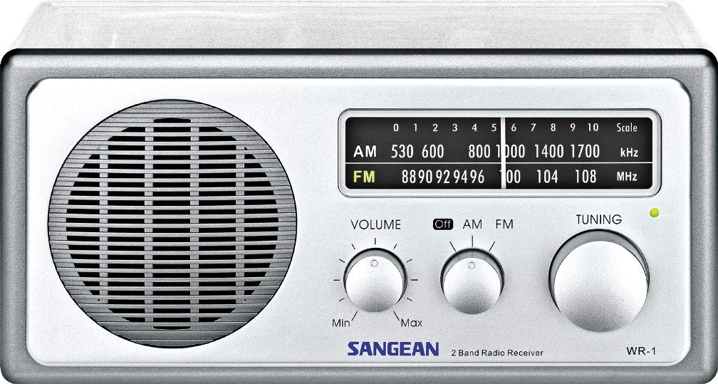 Mesa De Mesa Transparente Analógica Am/fm Radio Sangean Wr-1cl - Venta Internacional.