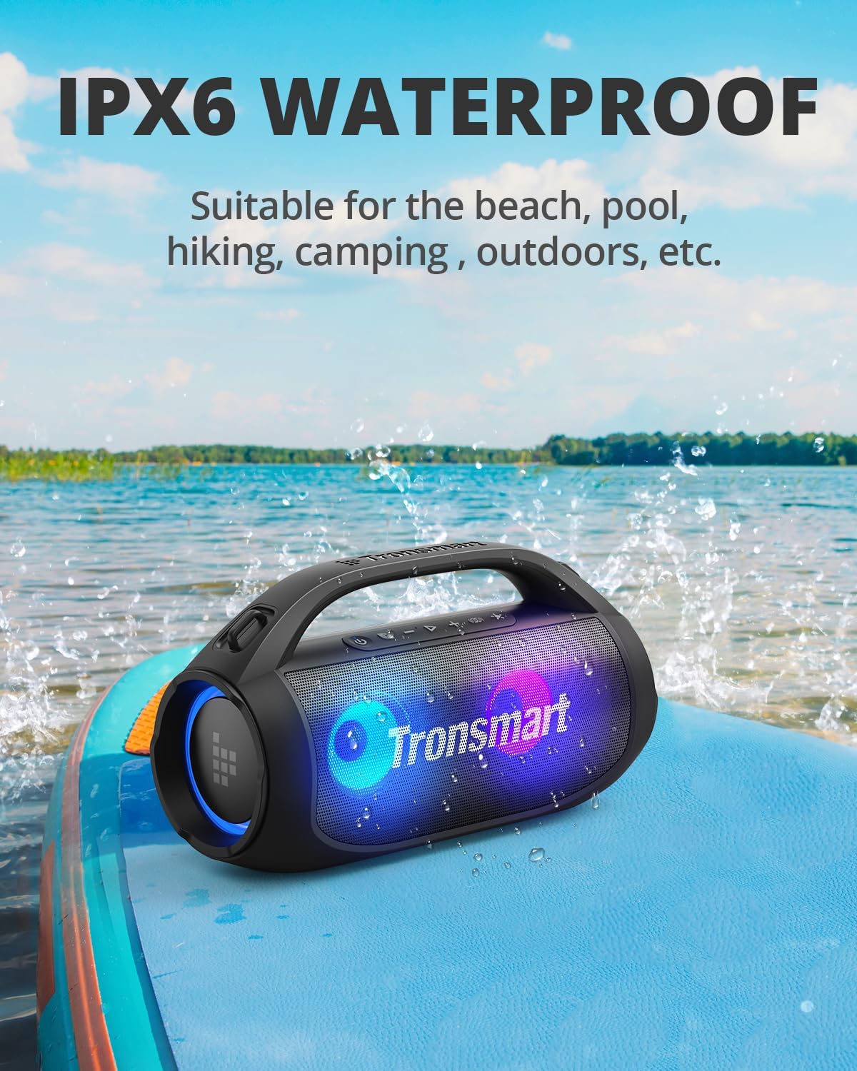 Foto 7 pulgar | Altavoz Bluetooth Portátil Tronsmart Bang Se 40w Ipx6 - Venta Internacional.