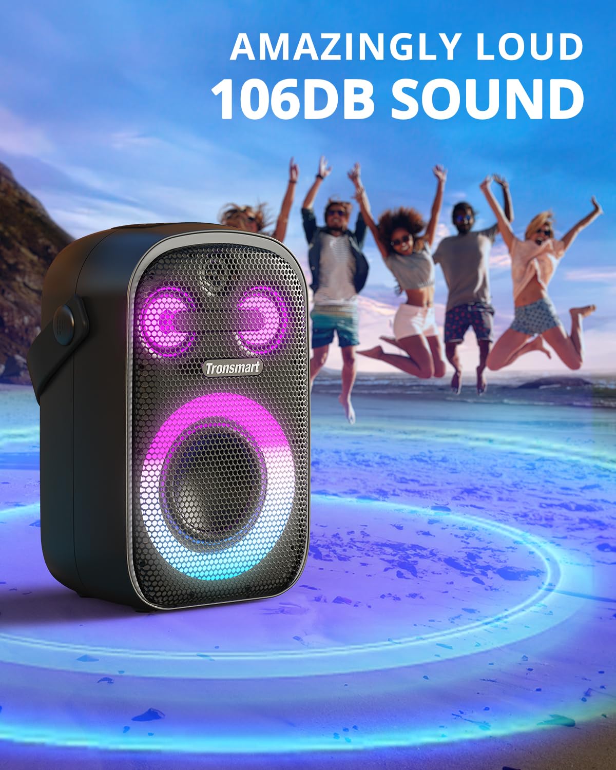 Foto 5 pulgar | Altavoz Bluetooth Portátil Para Fiestas Tronsmart Halo 100 - Venta Internacional.