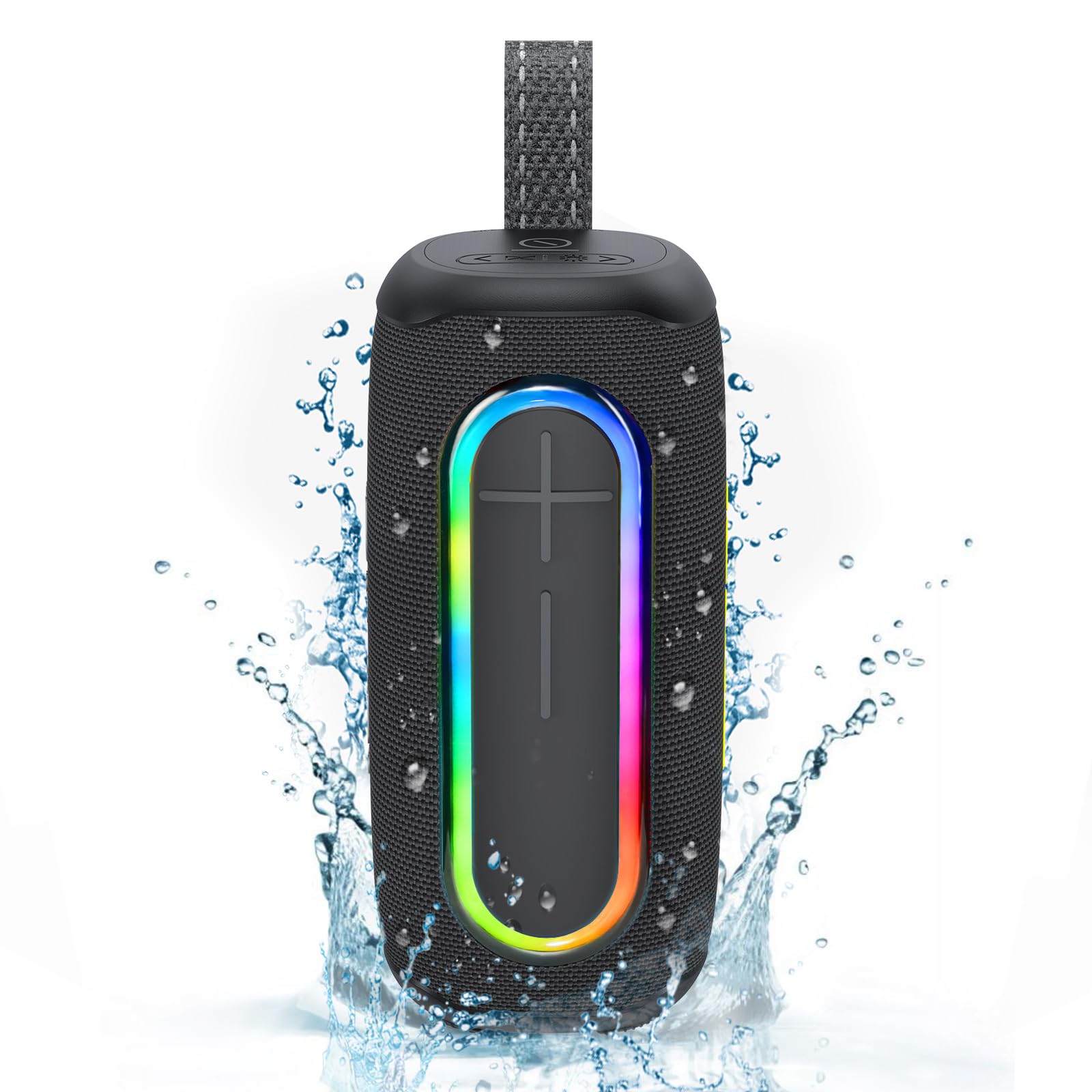 Altavoz Bluetooth Awei Loud De 40 W Con Micrófono Ipx7, Luz Rgb Impermeable - Venta Internacional.