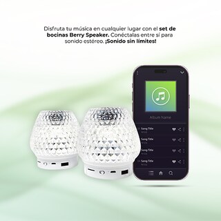 Foto 2 | Bocinas Inalámbricas Highlink Blancas 2 piezas
