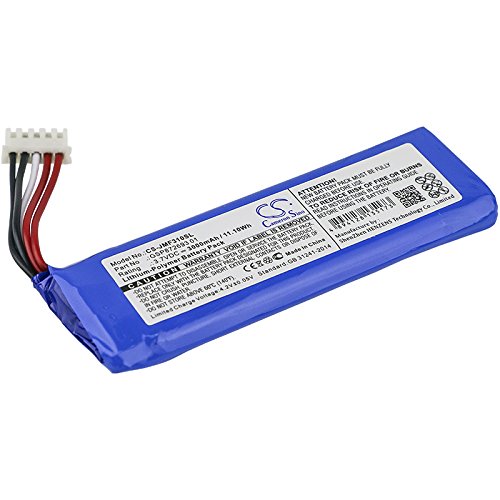 Batería De Repuesto Cameron Sino Kcde 3000 Mah Para Jbl Bar 5.1 - Venta Internacional.