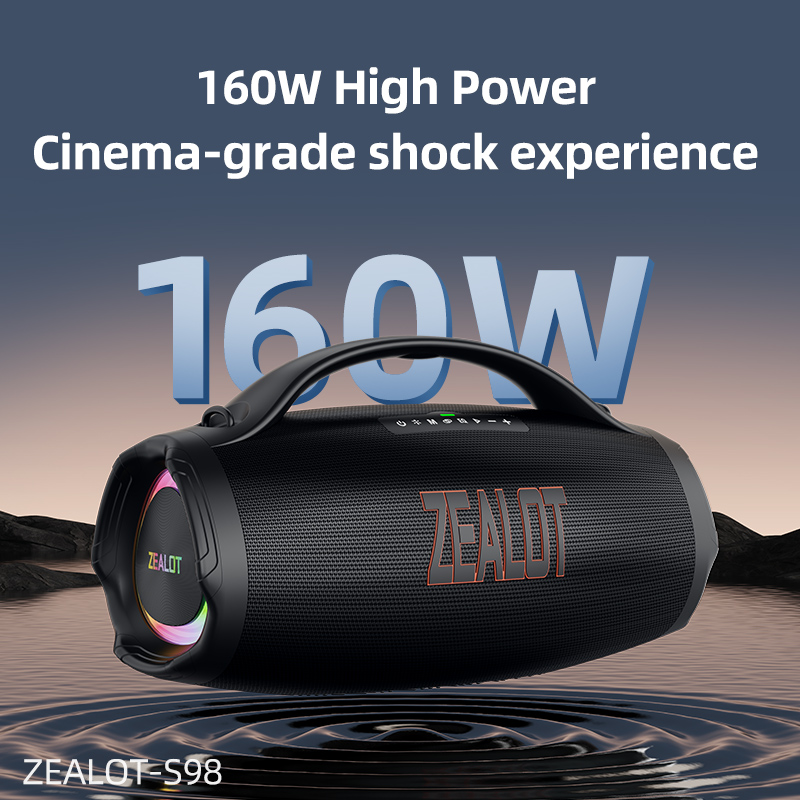 Foto 4 pulgar | Altavoz Bluetooth Zealot Boom Box 3 S98 De 160 W Con Ipx6 - Venta Internacional.