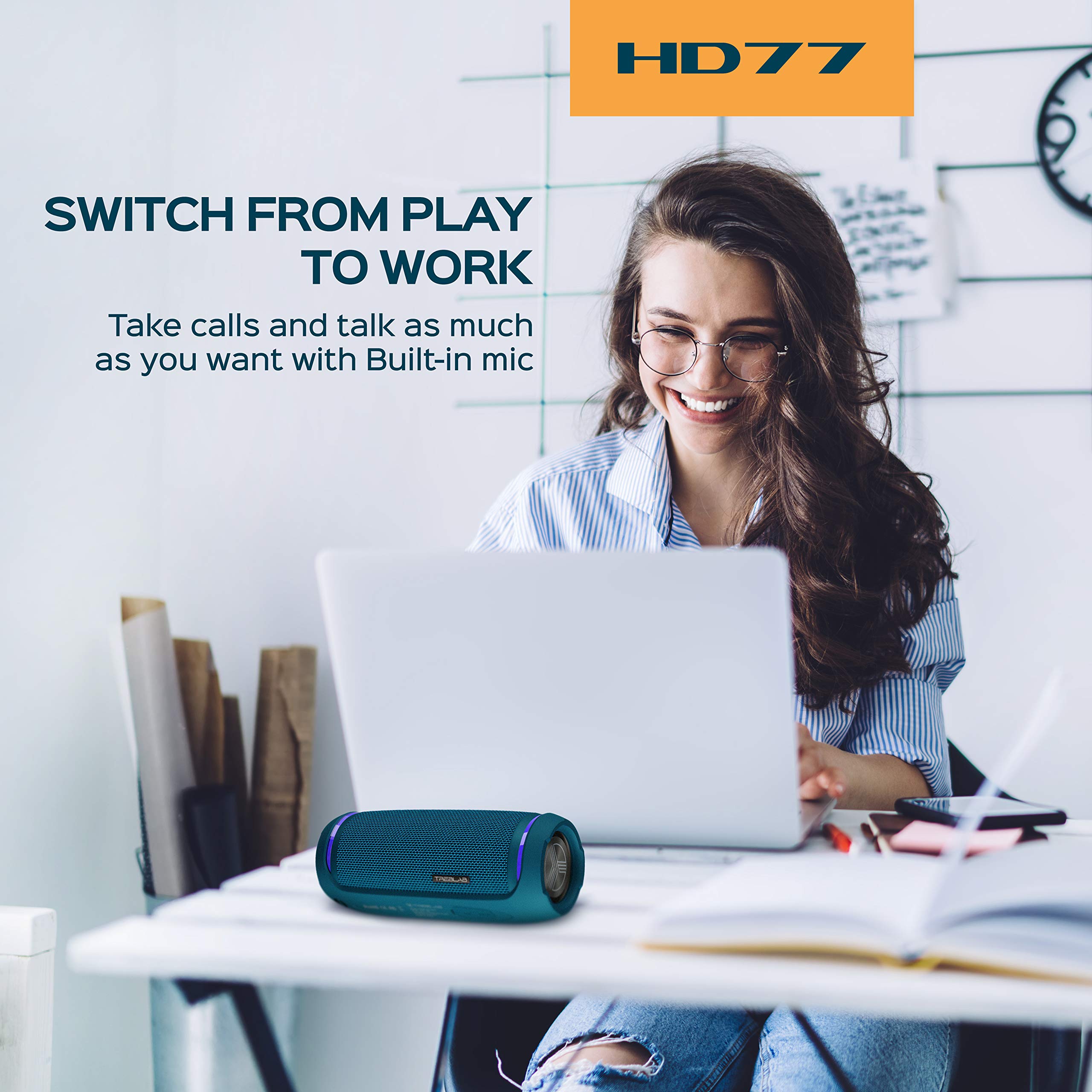 Foto 5 | Altavoz Bluetooth Treblab Hd77 30w 360° Sound Ipx6 Resistente Al Agua - Venta Internacional.