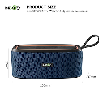 Foto 3 | Altavoz Bluetooth Imenso Ims-s1009 Exterior Portátil Azul - Venta Internacional.