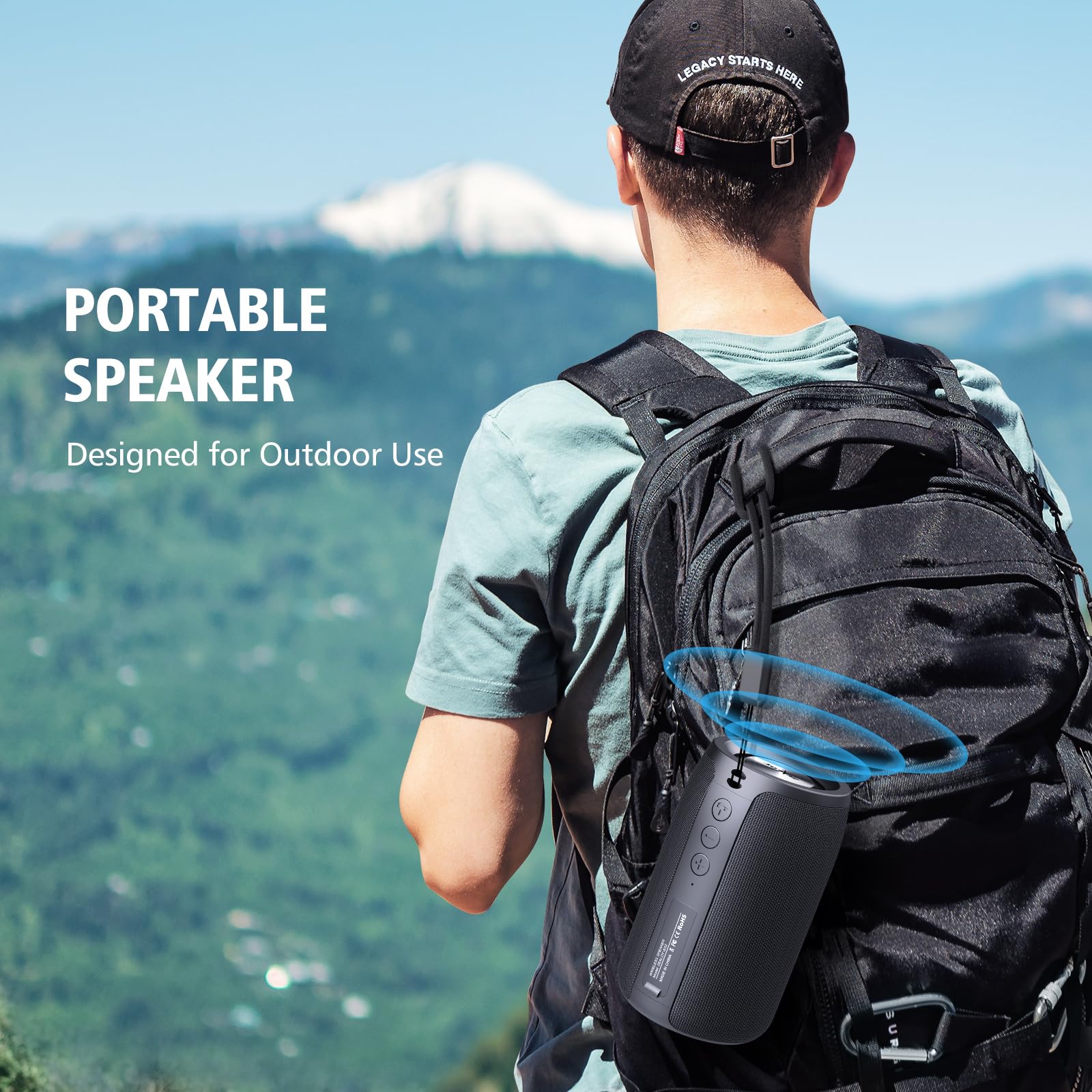 Foto 8 pulgar | Altavoz Bluetooth Zealot S32 Portátil Impermeable Ipx5 Negro - Venta Internacional.