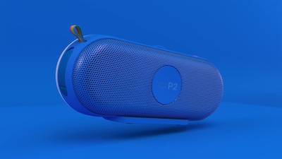 Foto 6 | Altavoz Bluetooth Polaroid P2 - Reproductor De Música, Color Azul - Venta Internacional.