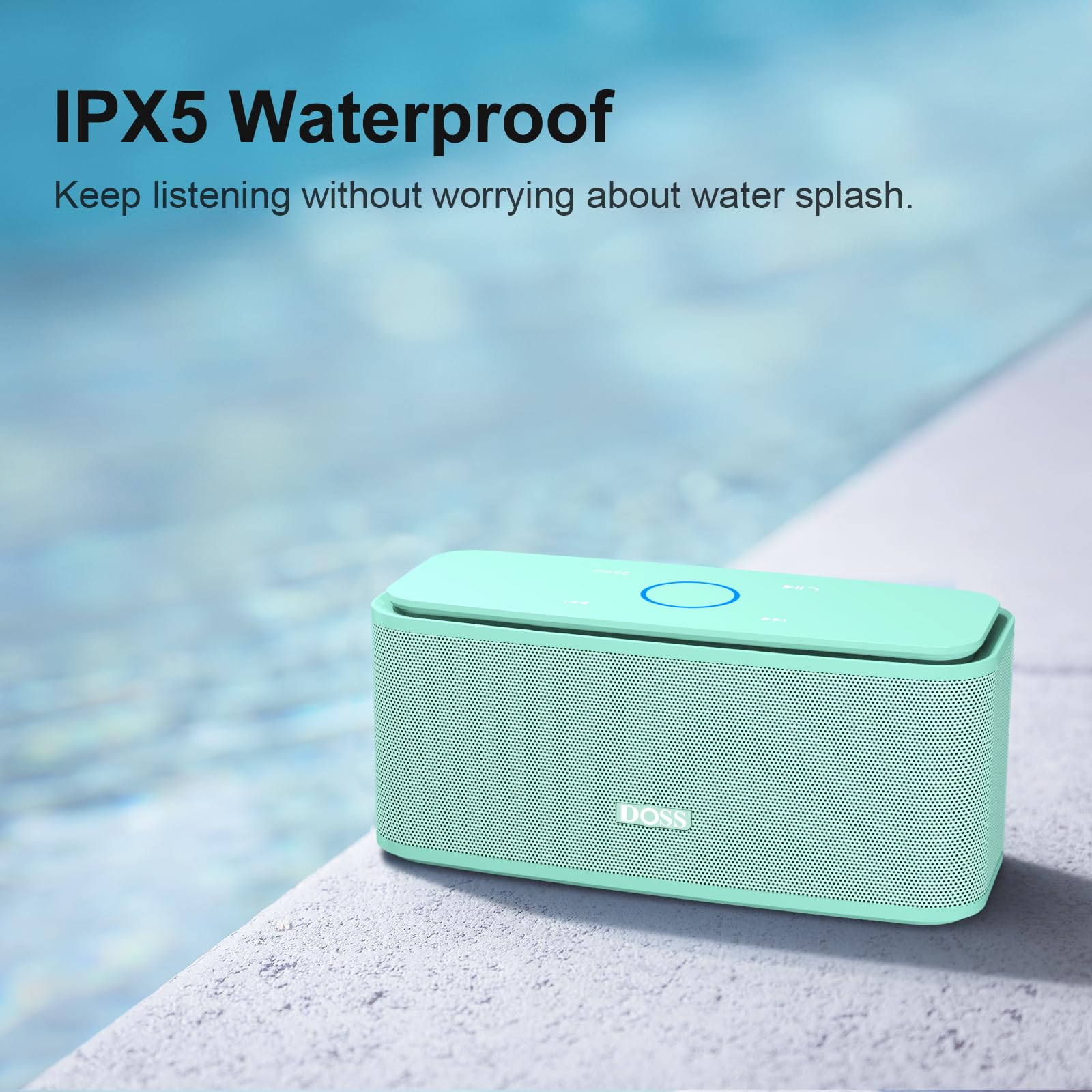 Foto 5 pulgar | Altavoz Bluetooth Doss Soundbox Touch 12w Hd Sound Green - Venta Internacional.