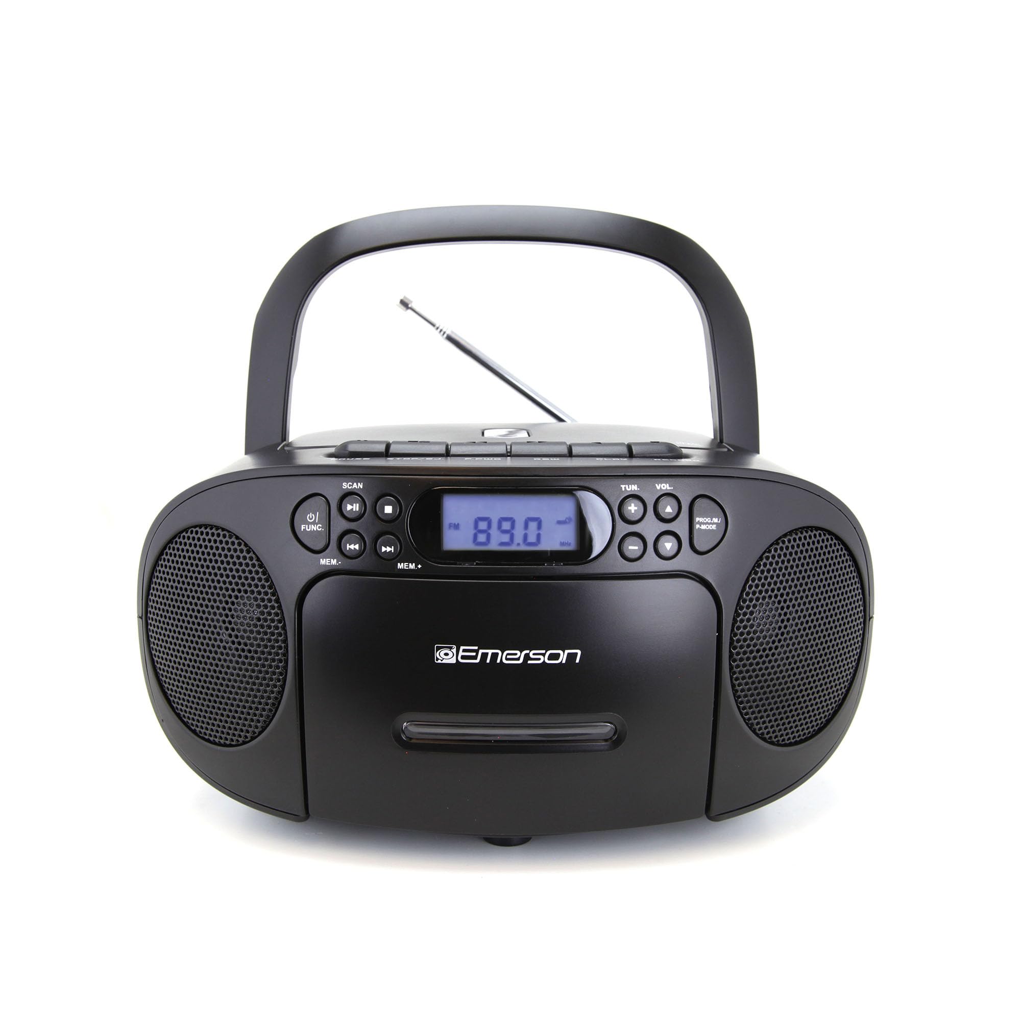 Foto 2 pulgar | Reproductor De Cd Portátil Boombox Con Reproductor De Casetes Emerson - Venta Internacional.