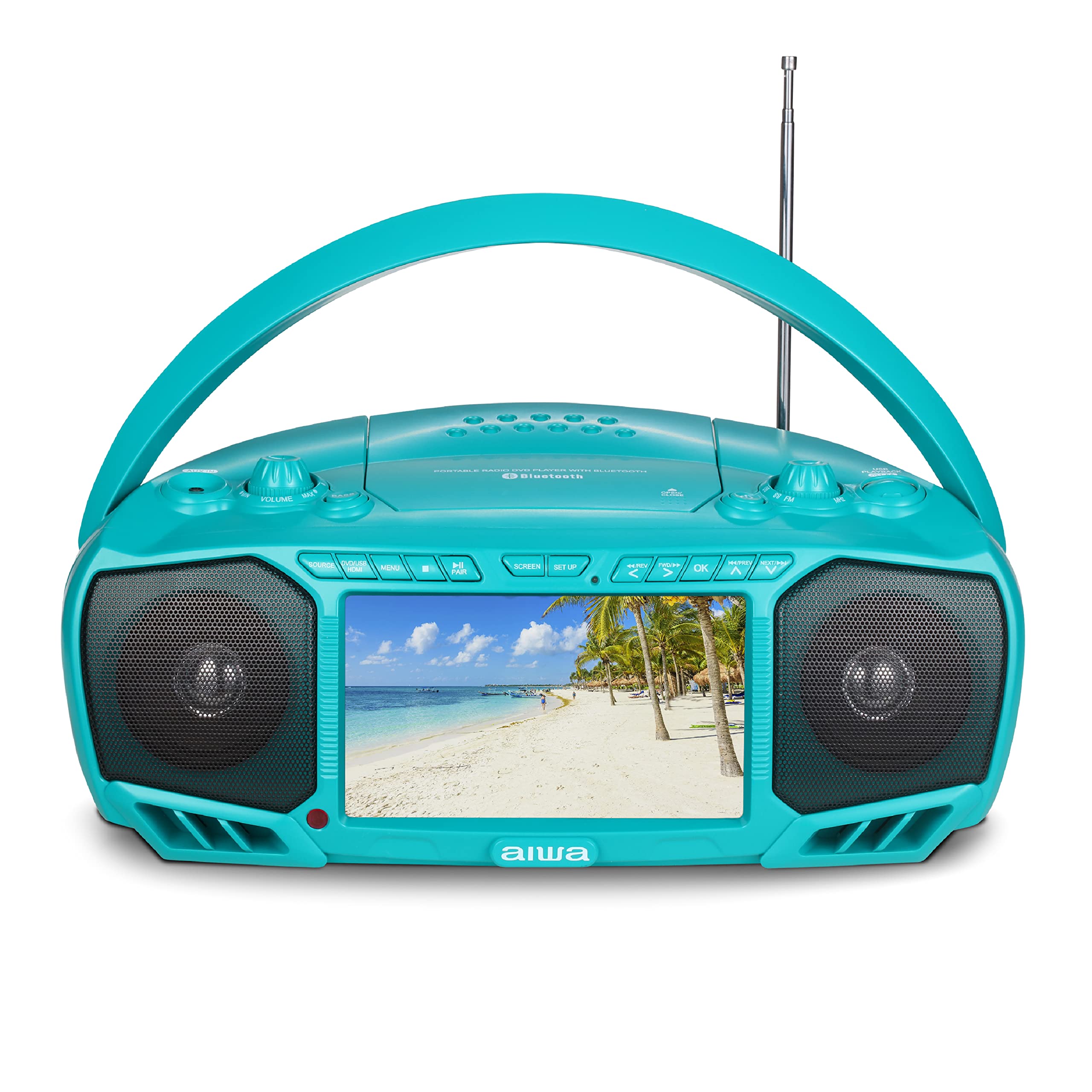 Altavoces Portátiles Boombox Aiwa Crystal Clear Sound De 3 W X 2 - Venta Internacional.